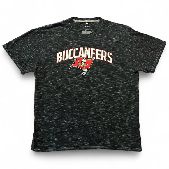 Fanatics Other - Fanatics Buccaneers Black Heather T-Shirt Tom Brady #12 Jersey MENS LARGE- NWOT